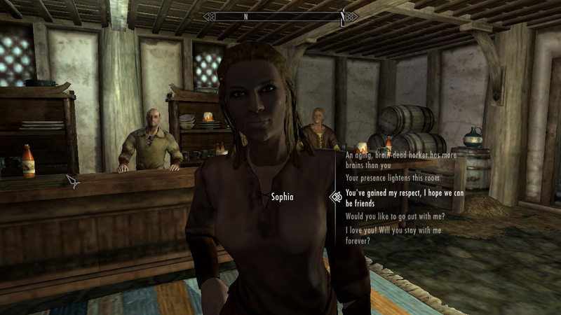 Illustration for article titled Skyrim Mod Gives NPCs Their Own Lives (And Loves)